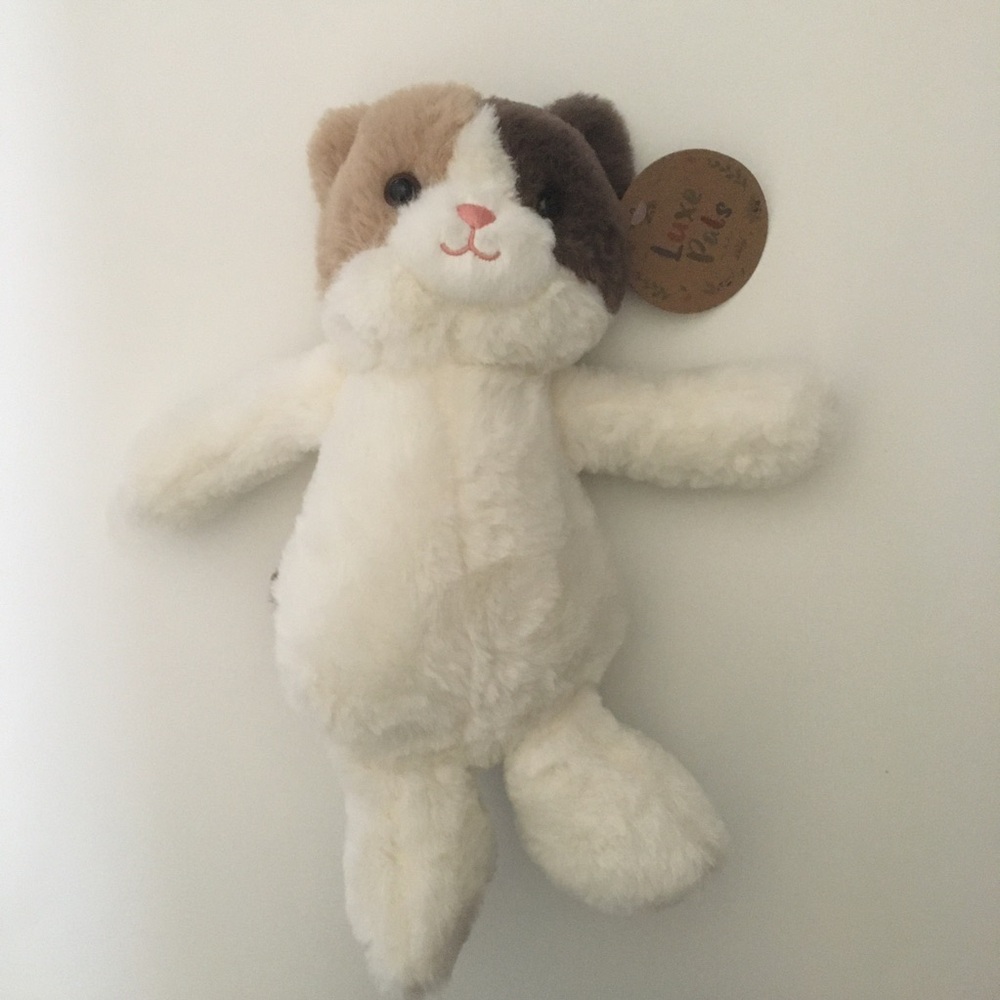 NEW 12” Kitten Plush Cat Stuffed Animal Luxe Pals Soft Baby Gift | Linzy